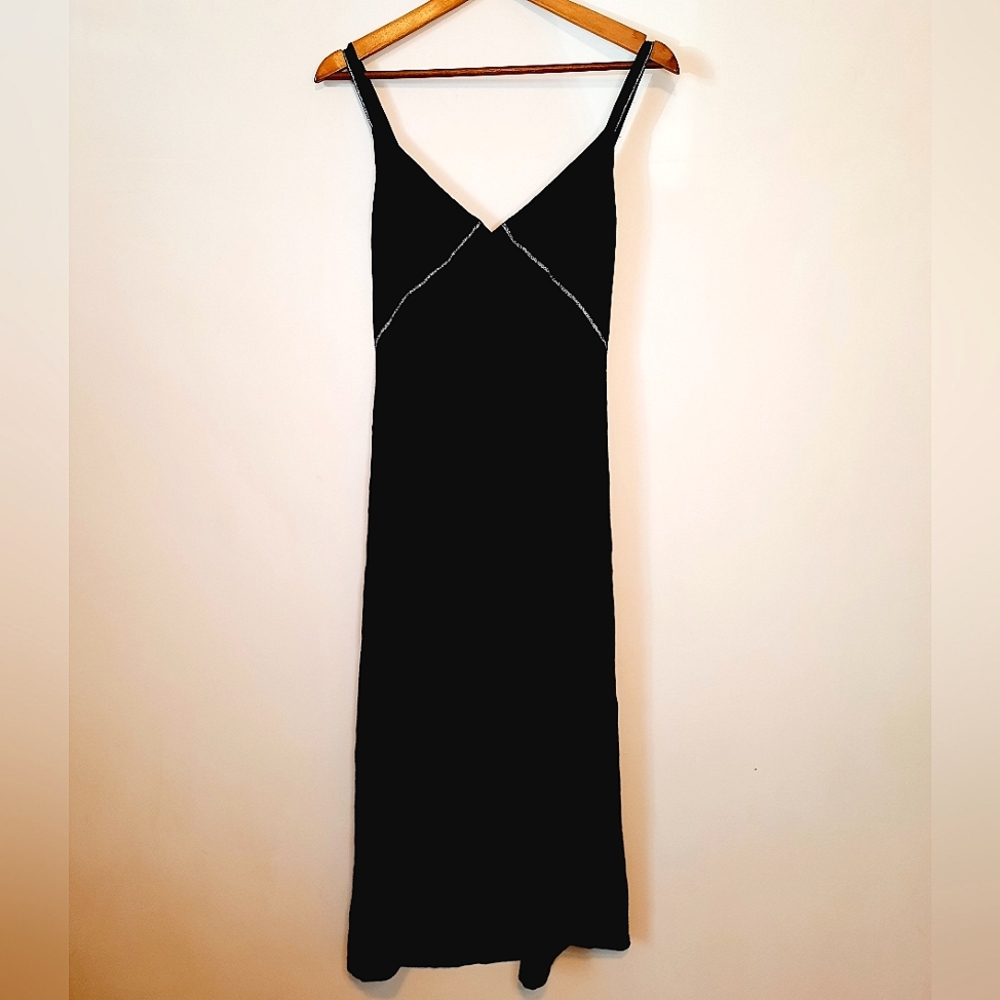 Zara Midi Y2K Black Dress